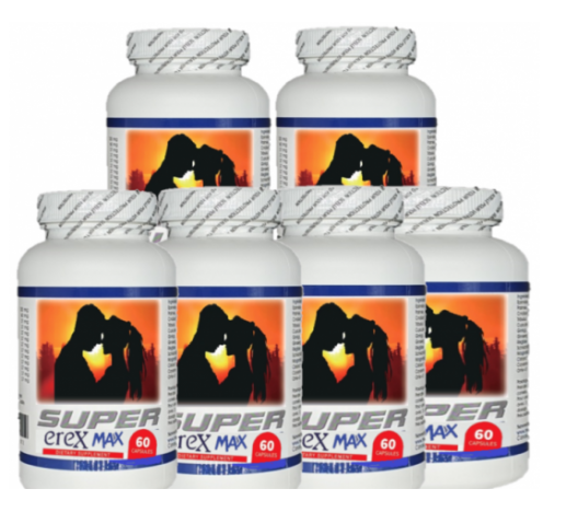 (더 강력한 슈퍼에렉스)슈퍼에렉스맥스 60정*6병,(17CM평생유지,롱타임1시간 솔류션)6달분